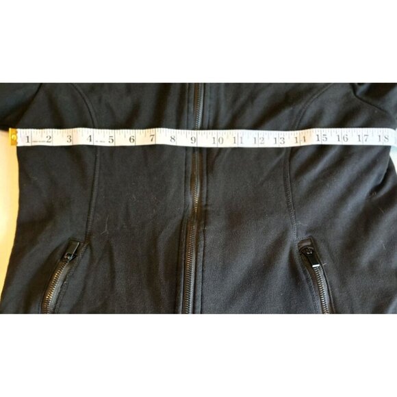 90 Degree by Reflex Zip Fleece Hooded Track Jacket Large Black Womens Faux Fur - Picture 7 of 8